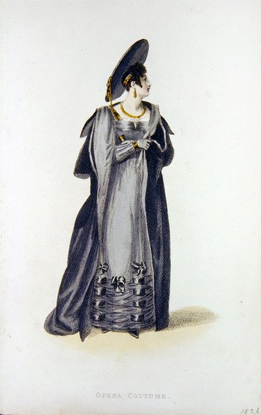 Costume da opera, tavola di moda da Ackermann