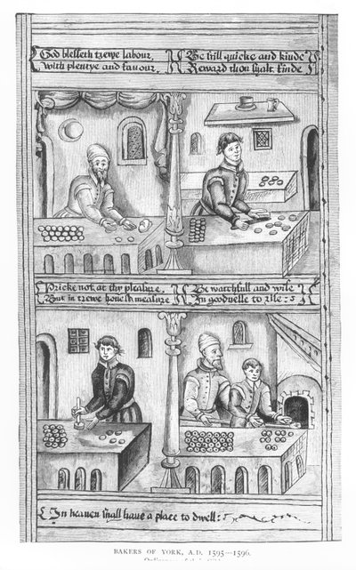 Ordinanza dei panettieri di York, 1595-96 da English School