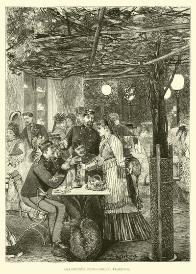 Orlandints Beer-Garden, Firenze da English School