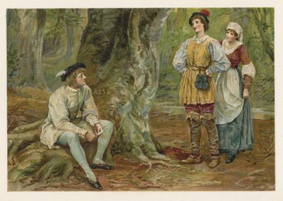 Orlando e Rosalind in Come vi piace da English School
