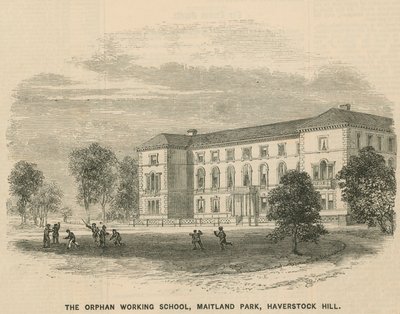 Scuola di Lavoro per Orfani, a Maitland Park, Haverstock Hill da English School
