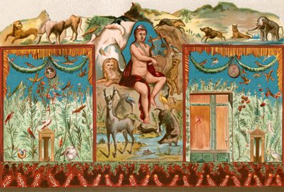 Orfeo che incanta gli animali da English School