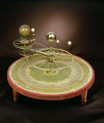 Orrery, realizzato da Newton & Co., Londra, inizio XIX secolo (ottone) da English School