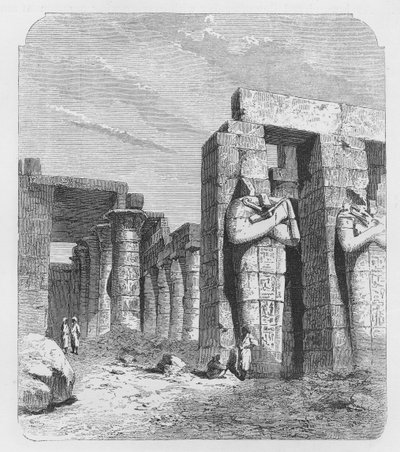 Colonne Osiride del Rameseo, Tebe da English School