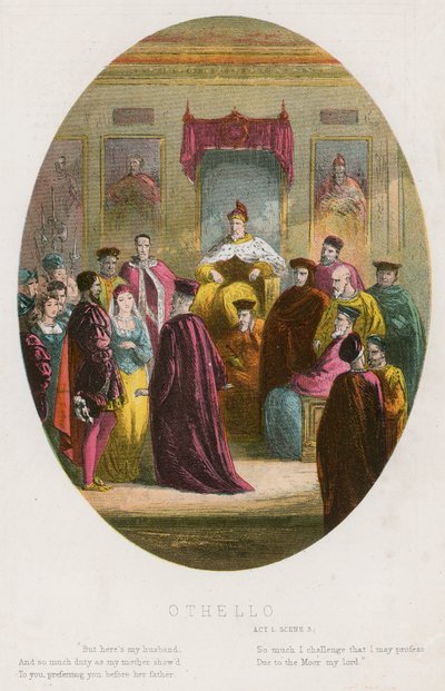 Otello, Atto 1 scena iii da English School