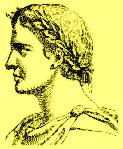 Ovidio Nasone, illustrazione da The Illustrated History of the World, pubblicato c.1880 da English School