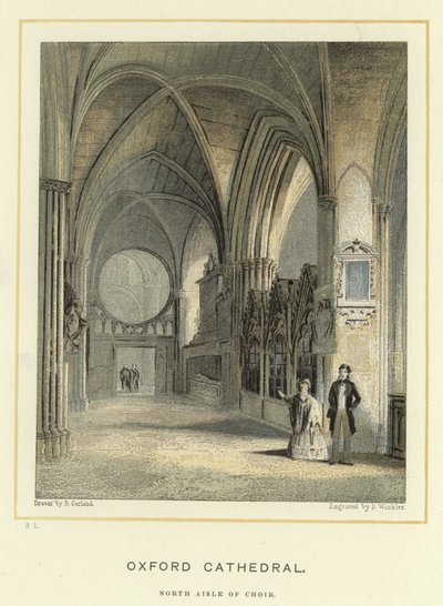 Cattedrale di Oxford, navata nord del coro da English School