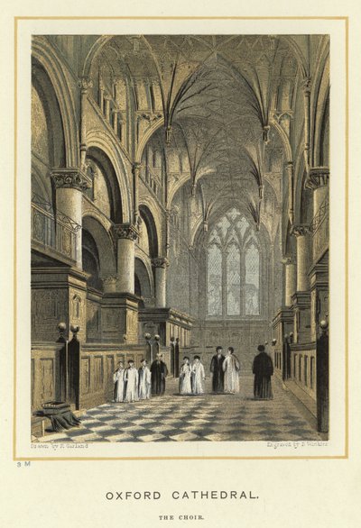 Cattedrale di Oxford, il coro da English School