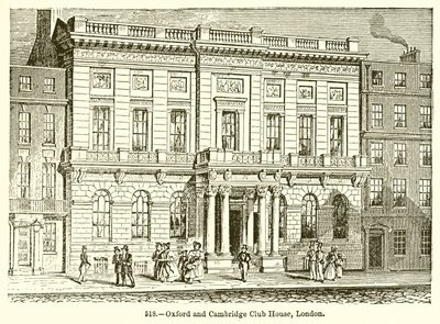 Oxford and Cambridge Club House, Londra da English School