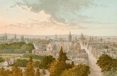 Oxford dalla Torre di Magdalen da English School