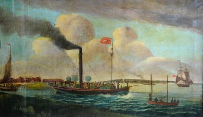 P.S. Royal Charter a Barton waterside, c.1850 da English School