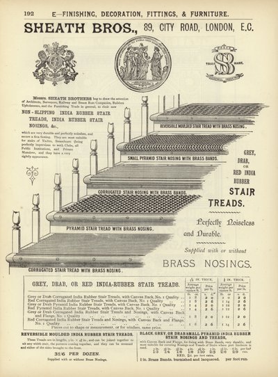 Pagina dal Compendio degli Architetti, Geometri e Ingegneri 1892 da English School