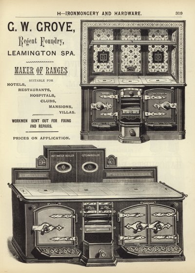 Pagina dal Compendio degli Architetti, Geometri e Ingegneri 1892 da English School
