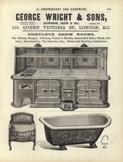 Pagina dal Compendio di Architetti, Geometri e Ingegneri 1892 da English School
