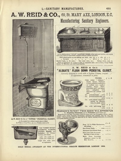 Pagina dal Compendio di Architetti, Geometri e Ingegneri 1892 da English School