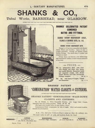 Pagina dal Compendio di Architetti, Geometri e Ingegneri 1892 da English School