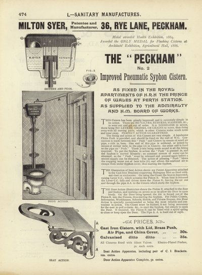 Pagina dal Compendio di Architetti, Geometri e Ingegneri 1892 da English School