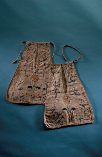 Coppia di tasche attaccate, c.1750 da English School