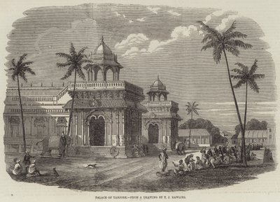 Palazzo di Tanjore (incisione) da English School
