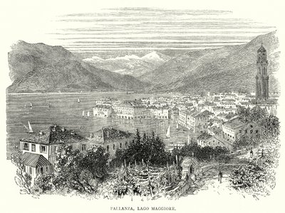 Pallanza, Lago Maggiore (engraving) da English School