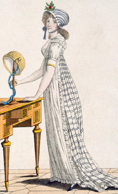 Abito parigino, da Ladys Magazine, 1802 da English School