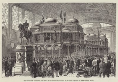 Esposizione di Parigi, Padiglione della Collezione Indiana del Principe di Galles nel Grande Vestibolo del Palazzo dell
