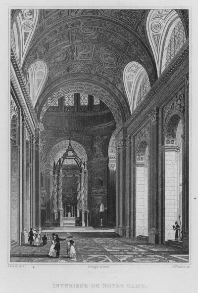 Parigi, Interno di Notre Dame da English School