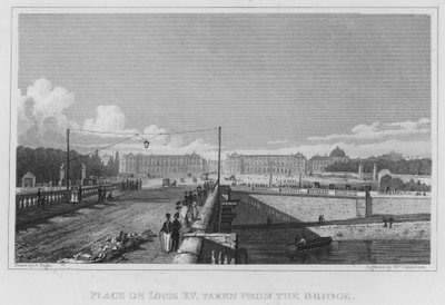 Parigi, Place De Louis XV, vista dal Ponte da English School