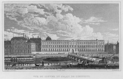 Parigi, Vista del Louvre, dal Palazzo dell
