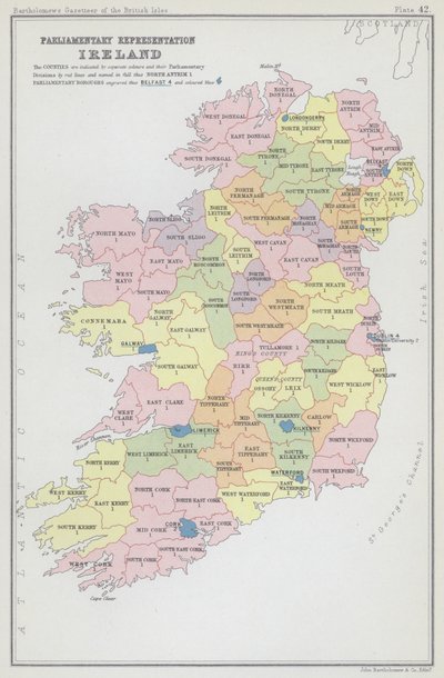 Rappresentanza parlamentare, Irlanda da English School