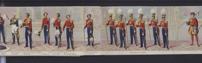 Parte del panorama del matrimonio della Regina Vittoria, c.1840 da English School
