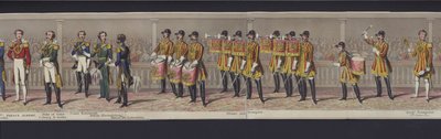 Parte del panorama del matrimonio della Regina Vittoria, c.1840 da English School