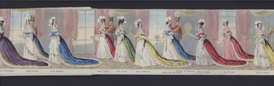 Parte del panorama del matrimonio della Regina Vittoria, c.1840 da English School