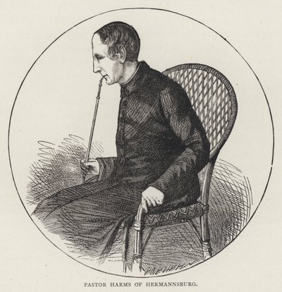 Pastore Harms di Hermannsburg (incisione) da English School