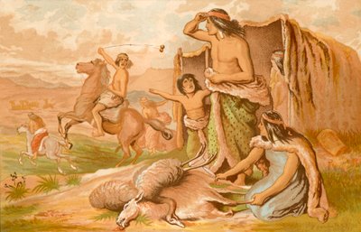 Patagoni - Partenza per la caccia al Guanco da English School