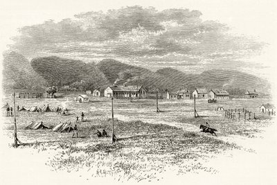 Peake Overland Telegraph Station, South Australia, c.1880, da 