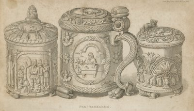Peg Tankards da English School