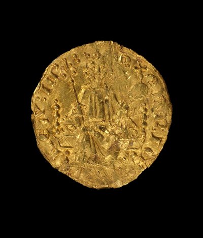 Penny di re Enrico III, 1257-58 (oro) da English School