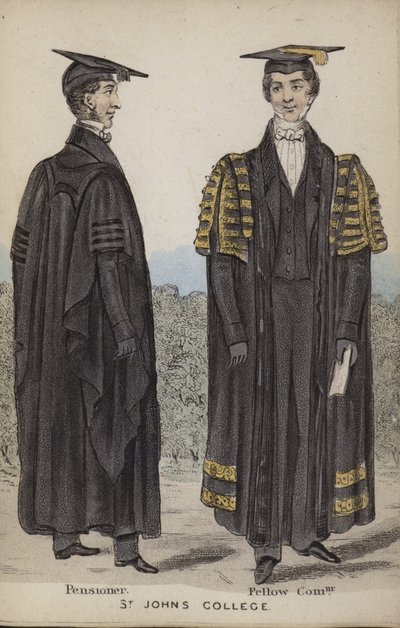 Pensionato, Fellow Commoner, St Johns College da English School