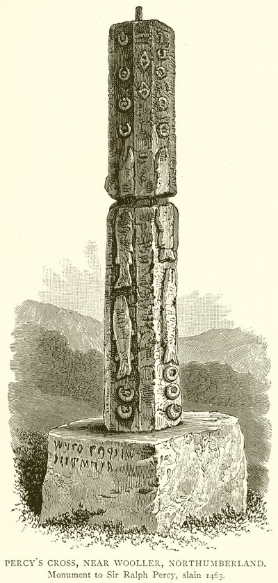 Percys Cross, vicino a Wooller, Northumberland da English School