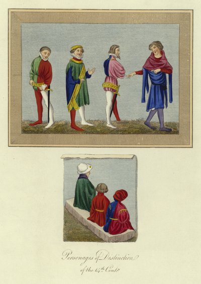 Personaggi di distinzione del XIV secolo da English School