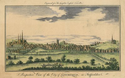 Veduta Prospettica della Città di Lichfield, c.1795-98 da English School