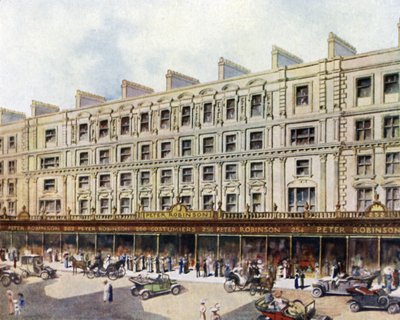 I locali di Peter Robinson in Regent Street da English School