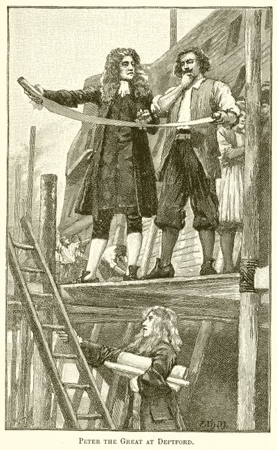 Pietro il Grande a Deptford da English School