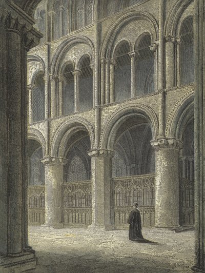 Cattedrale di Peterborough, Vista attraverso il Transetto Nord da English School