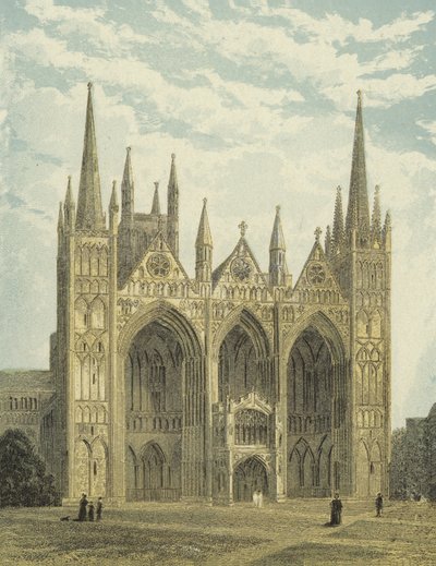 Cattedrale di Peterborough, Fronte Ovest da English School