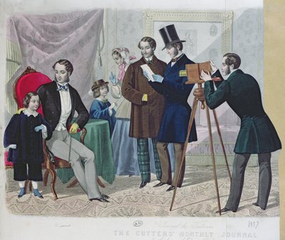 Sessione fotografica, 1857 da English School