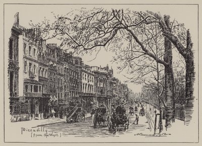 Piccadilly, da ovest da English School