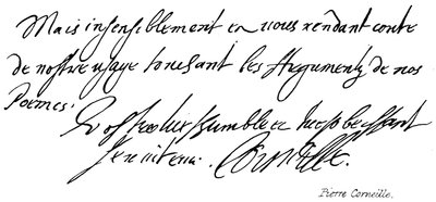 Pierre Corneille da English School