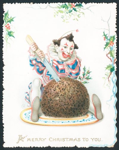 Pierrot che taglia il Plum Pudding da English School